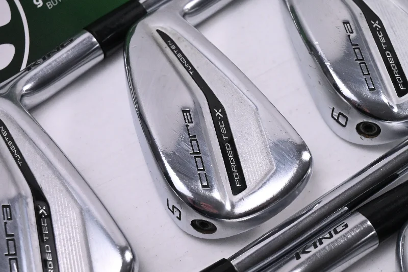 Cobra Forged Tec X 2022 Irons / 4-PW / Stiff Flex KBS Tour Lite Shafts