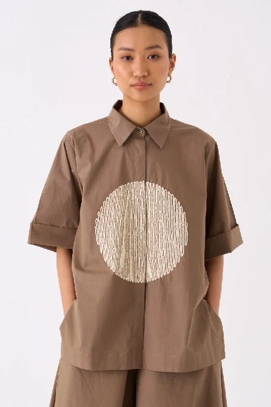 Circle Shirt Co ord Set of 2 Cedar