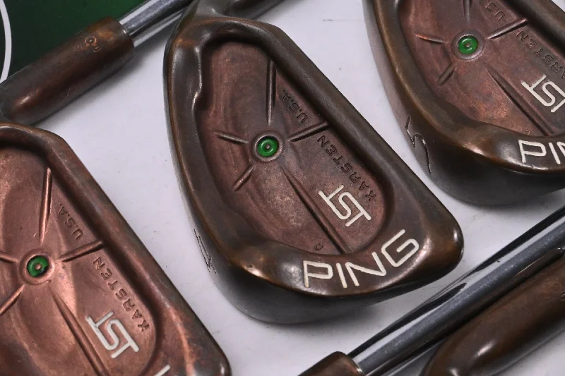 Ping ISI BeCu Irons / 3-PW+SW / Green Dot / Stiff Flex Ping JZ Cushin Shafts