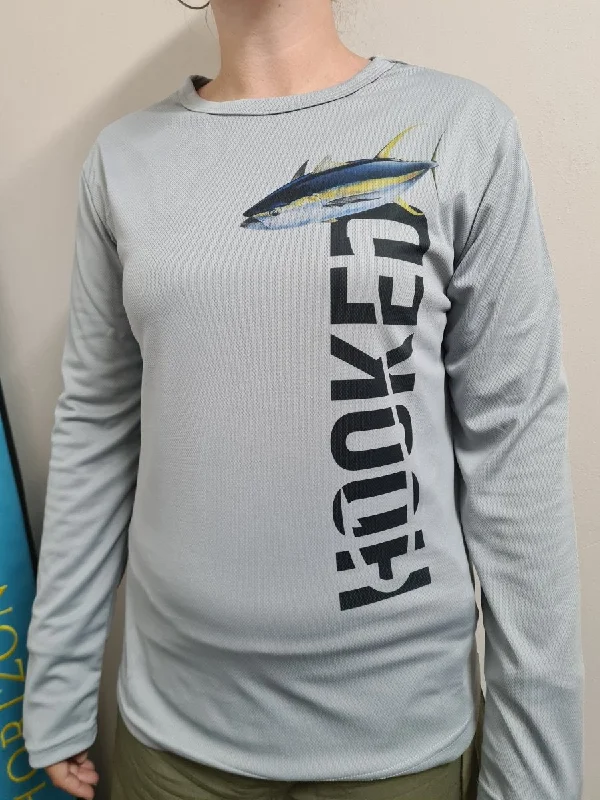 Grey Tuna Hooked Long Sleeve Shirt