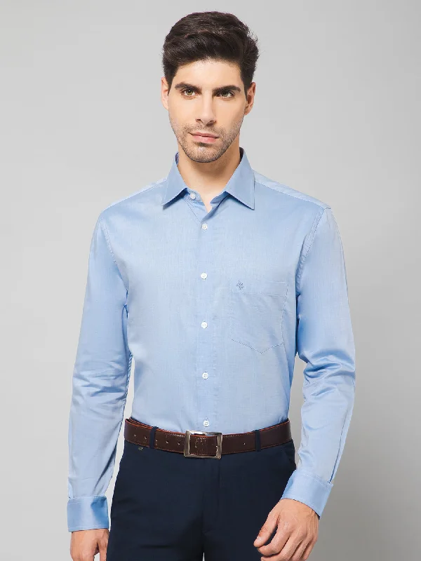 Men Sky Blue Shirt