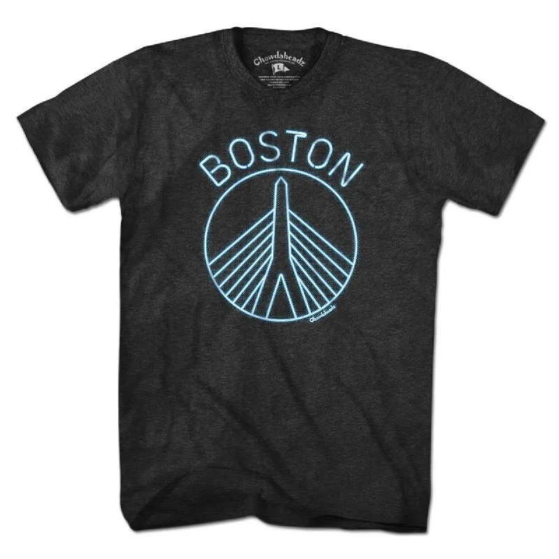 Boston Neon Bridge T-Shirt