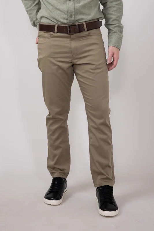 Copper & Oak Air Lux Pants for Men in Suede Khaki | K4F714-SUEDEDKHAKI