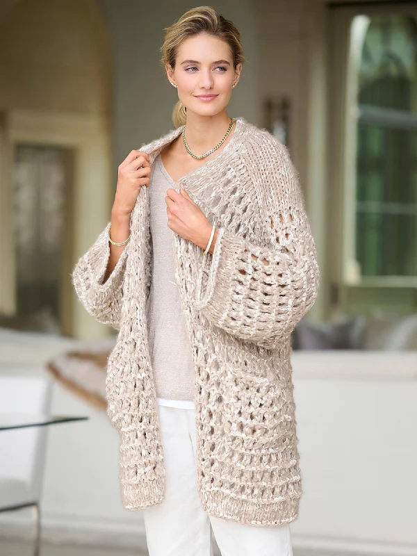 Amata Handknit Cashmere Cardigan