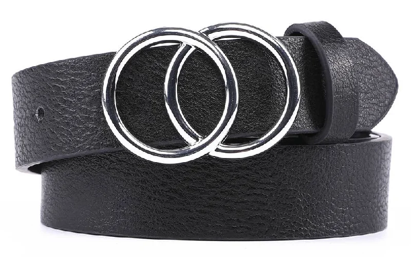 Black Double Circle Belt