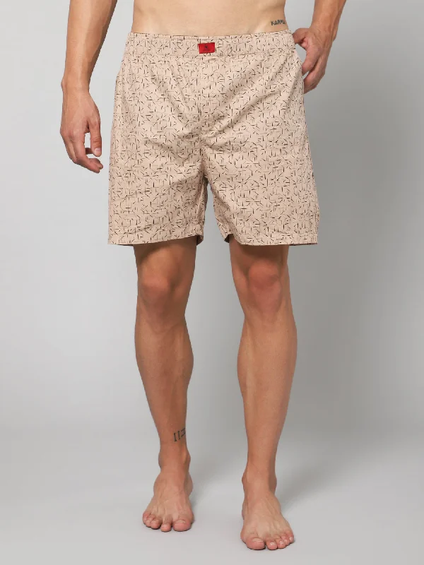 Men Beige Boxer