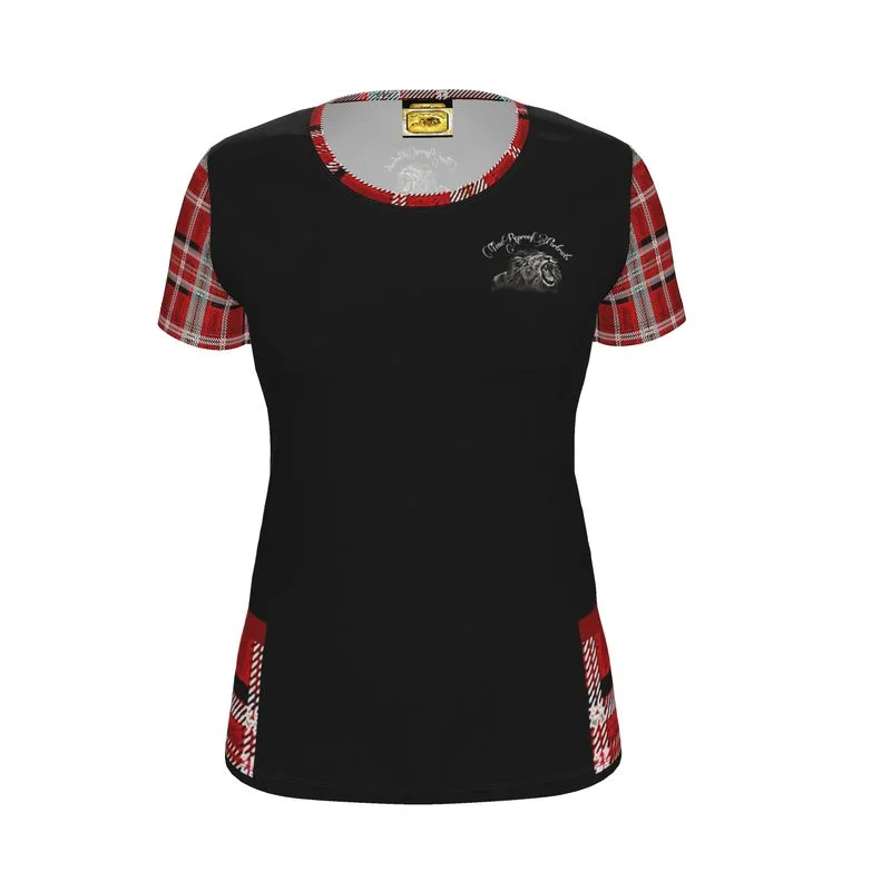 TRP Twisted Patterns 06: Digital Plaid 01-05A Ladies Designer Jersey T-shirt