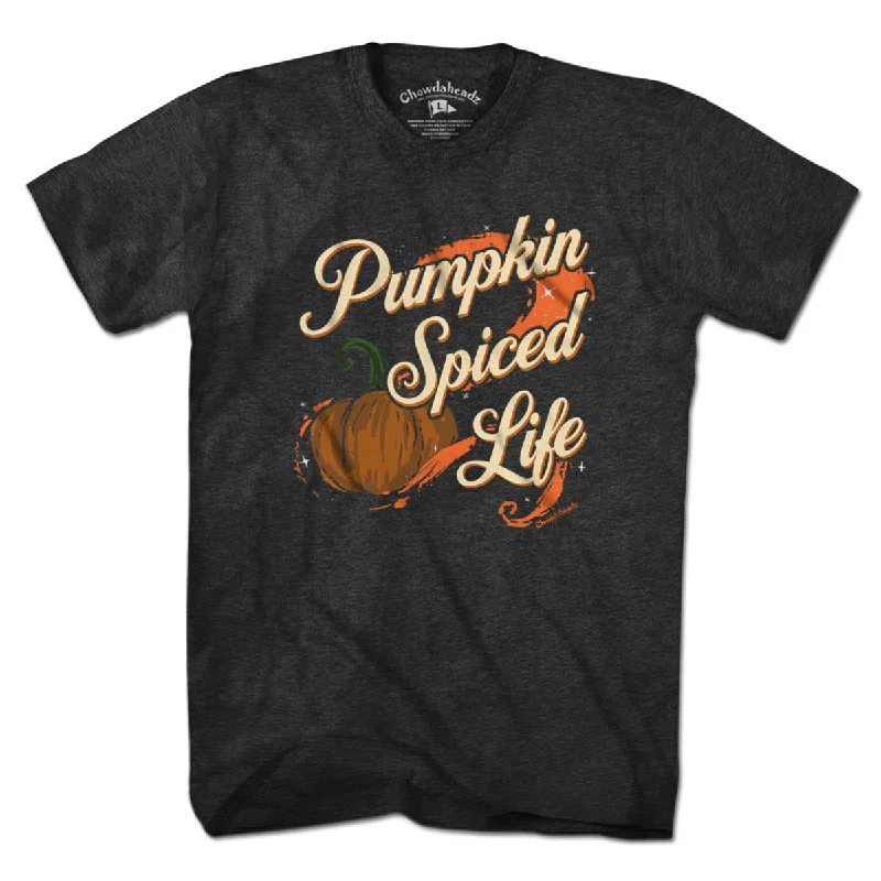 Pumpkin Spiced Life Charcoal T-Shirt