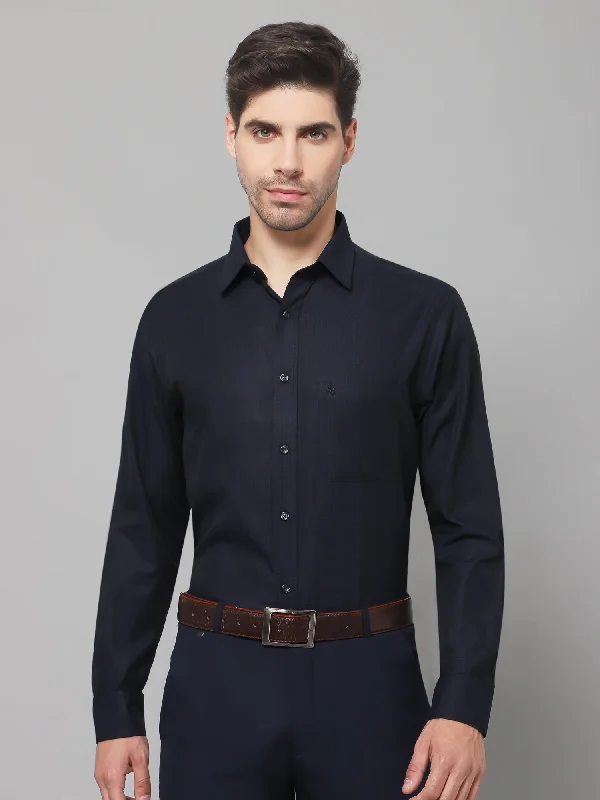 Men Navy Shirt