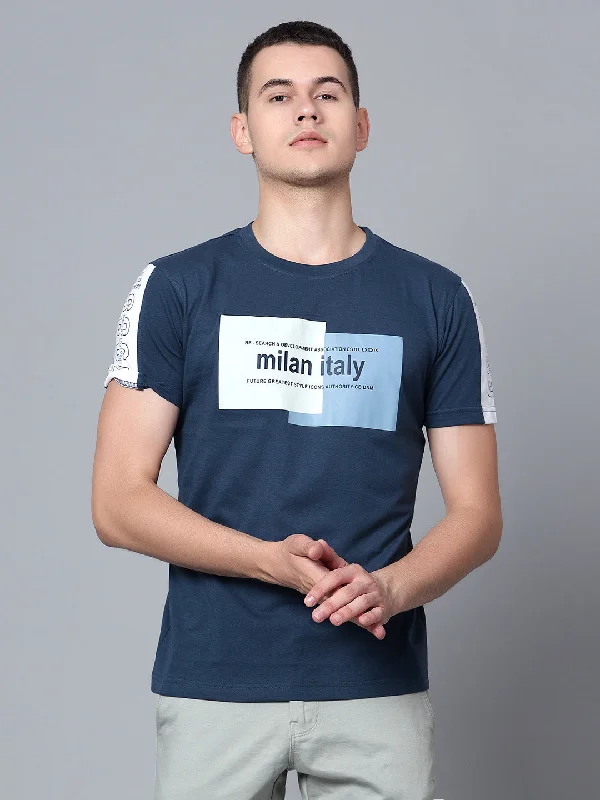 Men Blue T-Shirt