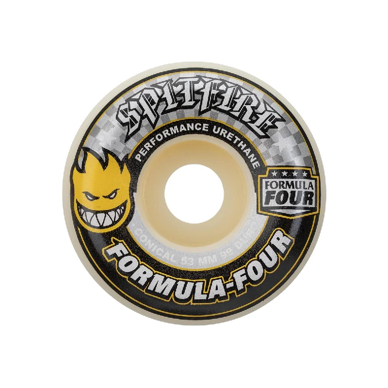 Spitfire Formula Four Conical Wheels 99du Natural - Assorted Sizes