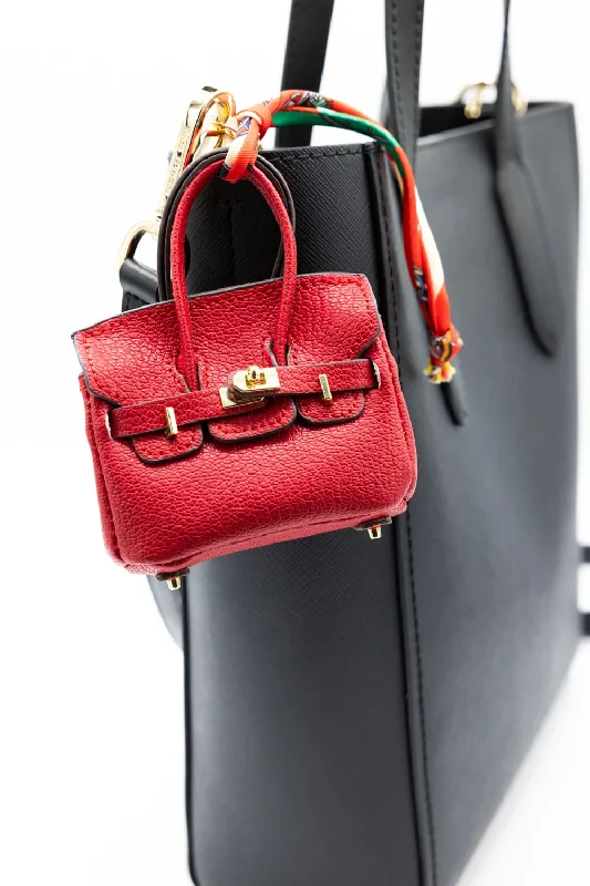 Mini Purse Charm in Red | BAK510005-RED