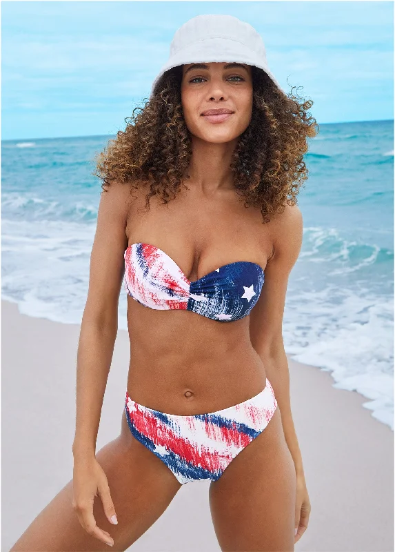 Fiji Mid Rise Moderate Bottom - Boardwalk Flag Small