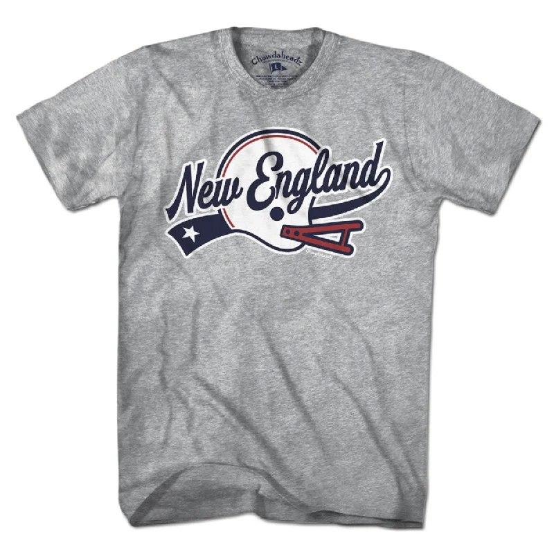 New England Helmet Script T-Shirt