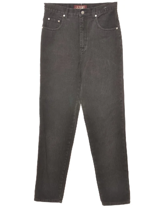 Black Tapered Jeans - W29 L32