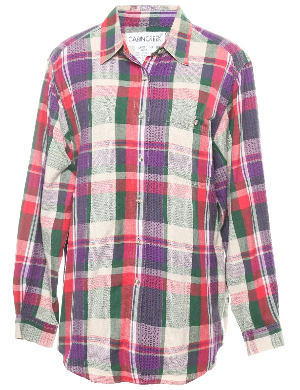 Cabin Creek Checked Shirt - XL