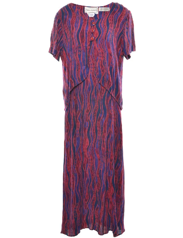 Multi-colour Maxi Dress - XL