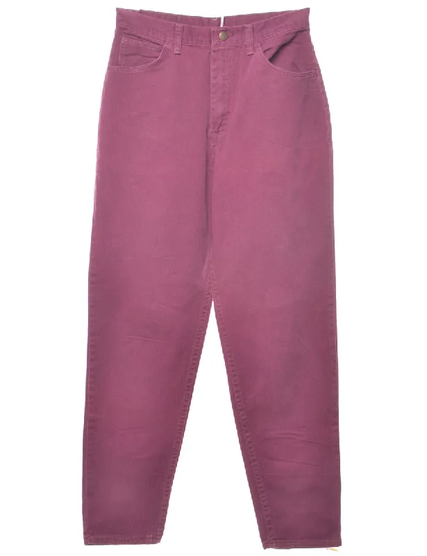 Purple Tapered Jeans - W27 L30