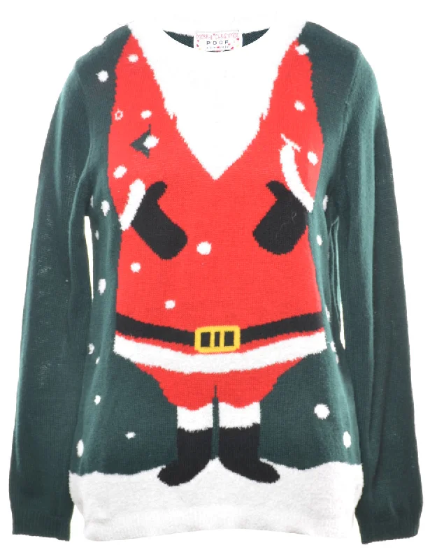 Santa Claus  Christmas Jumper - M