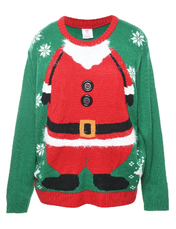 Santa Claus Christmas Jumper - XL