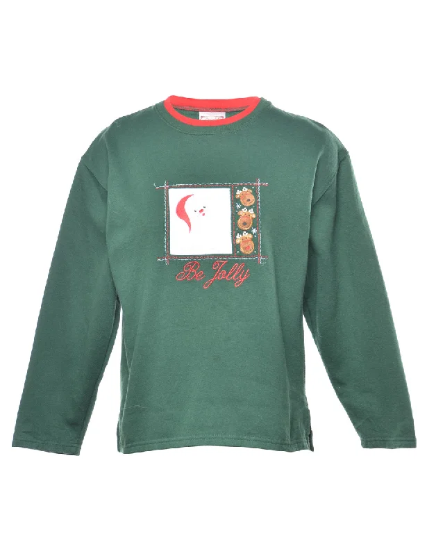 Santa Claus Christmas Sweatshirt - S