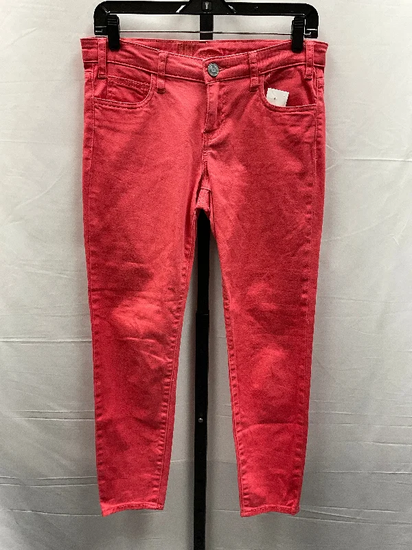 Red Jeans Skinny Kut, Size 6