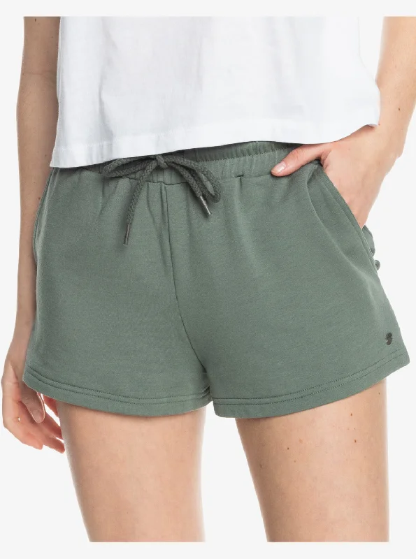 Check Out A Lounge Sweat Shorts - Agave Green