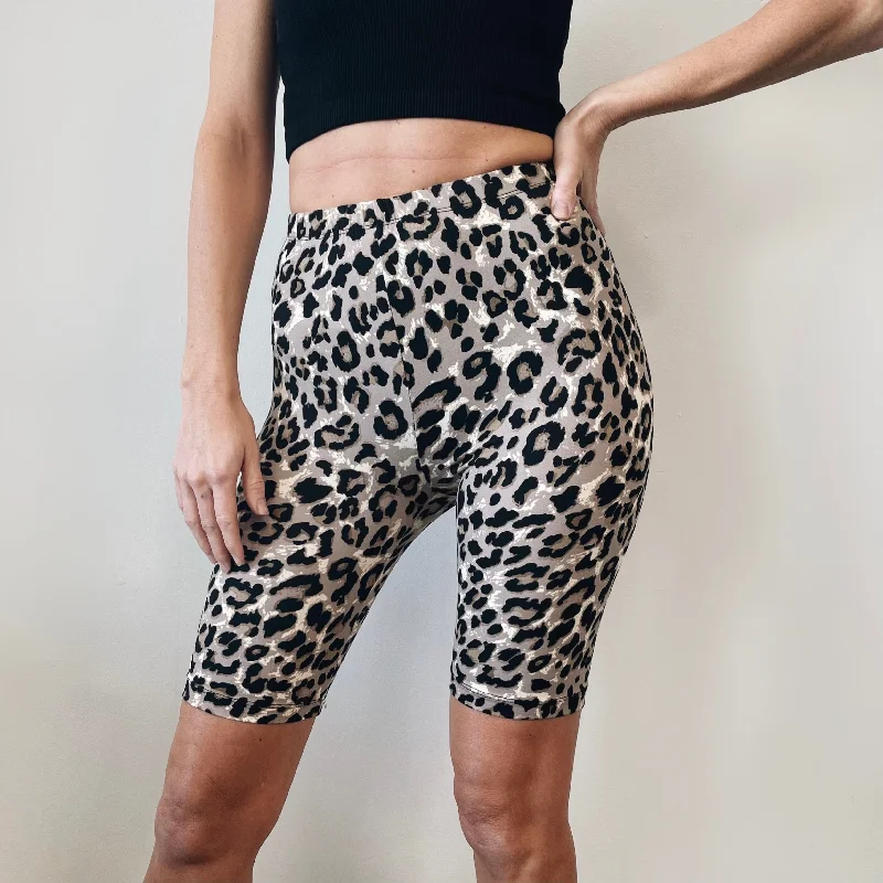 Cheetah Biker Shorts