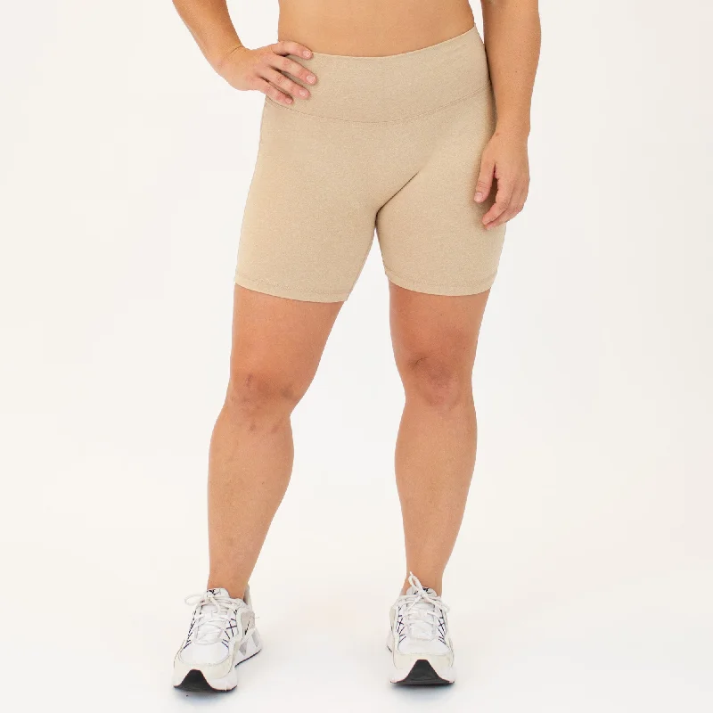 Biker Short 6" - No Front Seam - High Rise