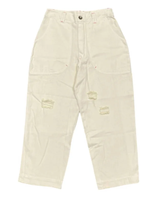 Piper Tapered Crop Pant In Cream