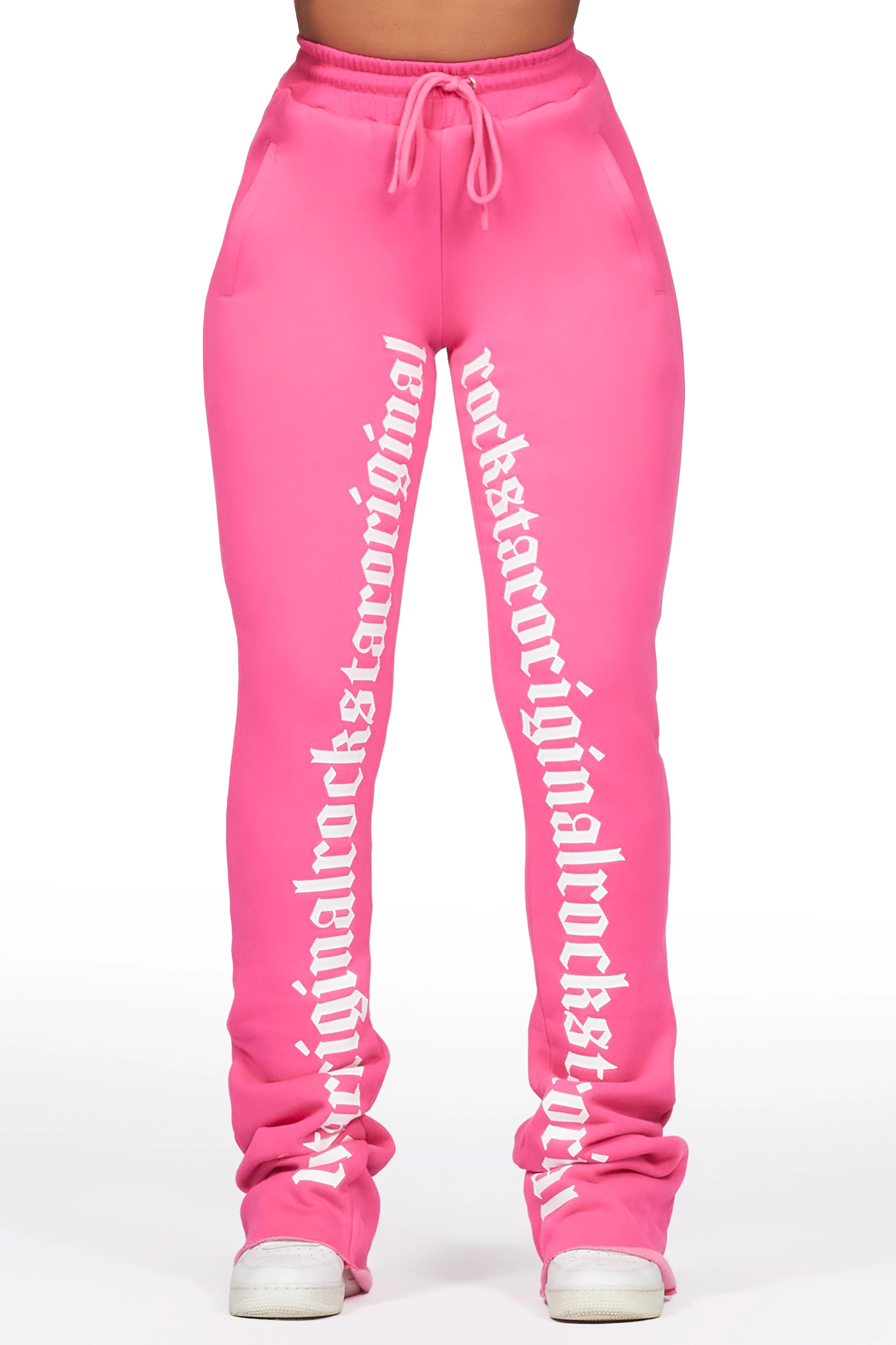 Blakely Hot Pink Super Stacked Pant