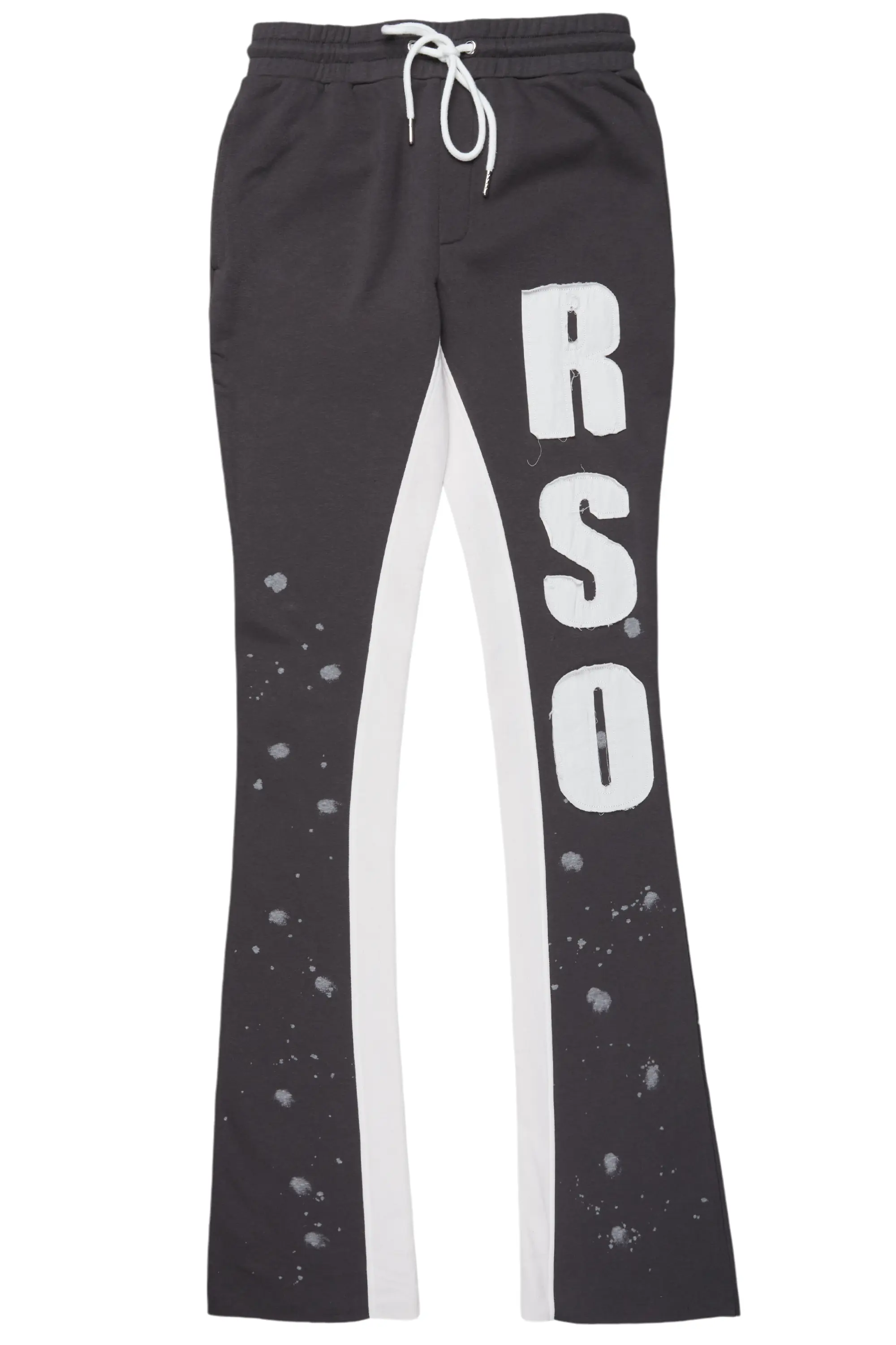 Brandi Grey Stacked Track Pant